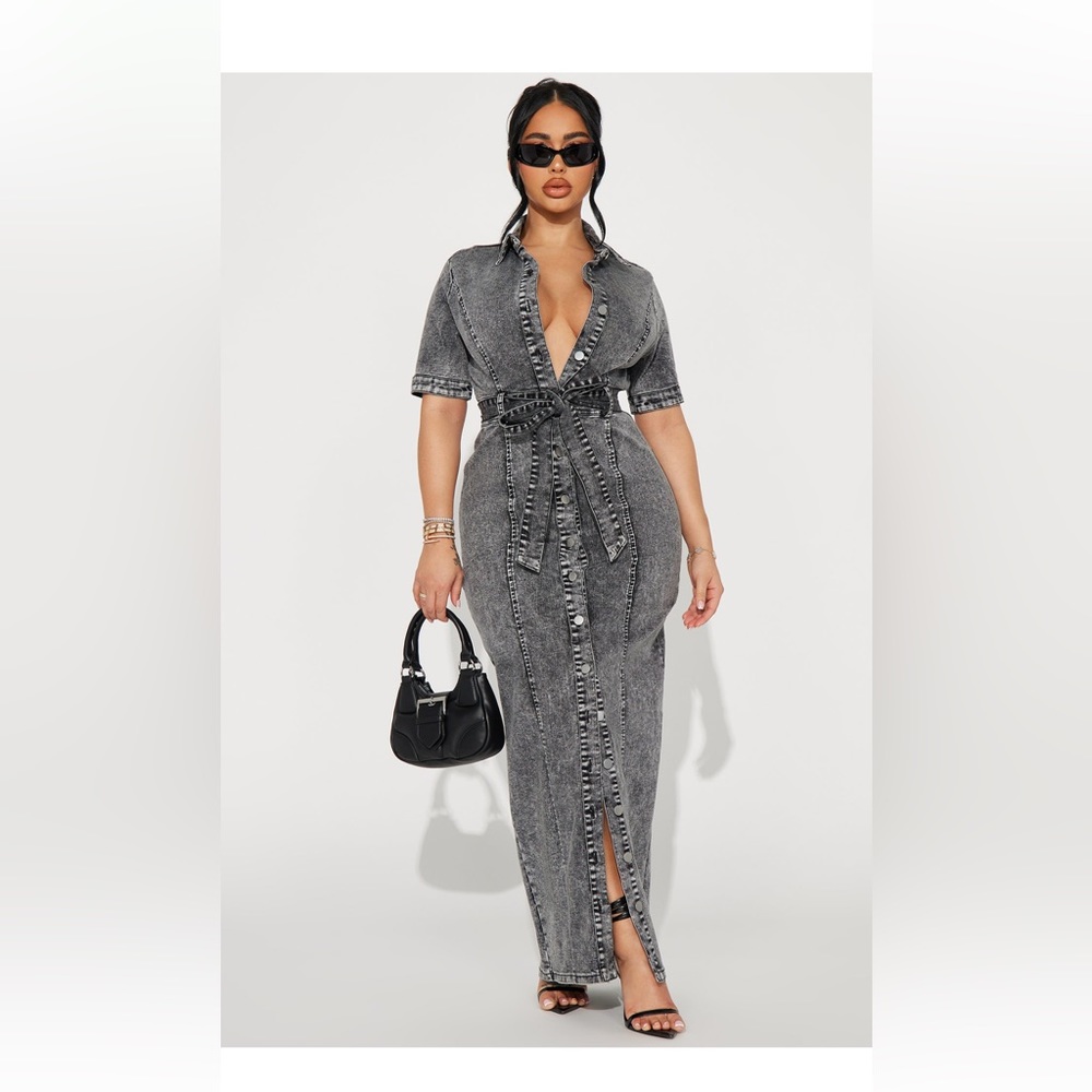 Fashion nova jean dress